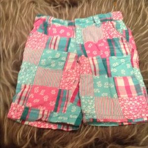 Pink and Blue Shorts